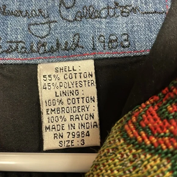 Chico’s Tapestry Look Jacket Size (3) (XL) Mint Condition - Picture 3 of 10